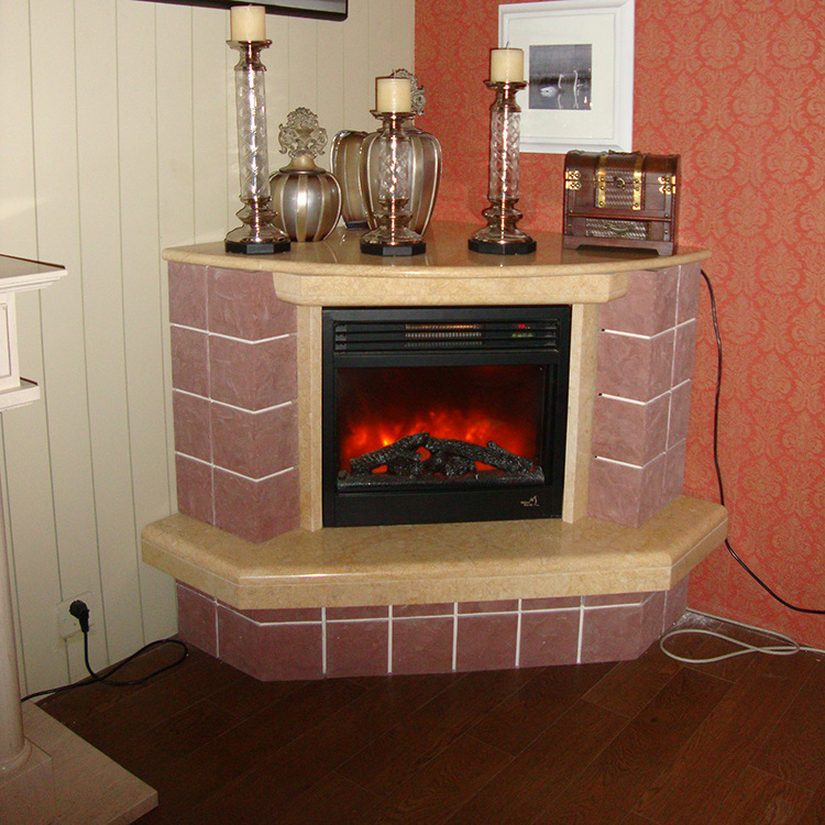 Custom Corner Indoor Rumford Electric Fireplace Designs With Mantel