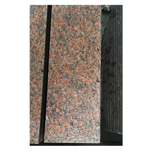 Maple Red Granite Stone Tiles Supplier Outdoor Non-slip Flamed Bullnose Stair Steps