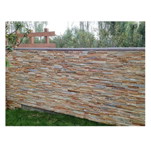 Custom Wholesale Price Natural Slate Culture Thin Stone Veneer Panels Wall Stone For External Exterior Outdoor Wall Cladding