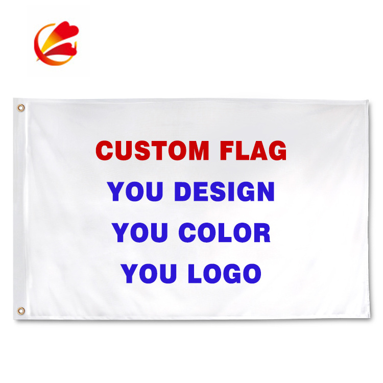 2024 New Product Cheap Print Cotton Design Print Your Logo Polyester Fabric Advertising Campaign Outdoor Custom Flag Banner