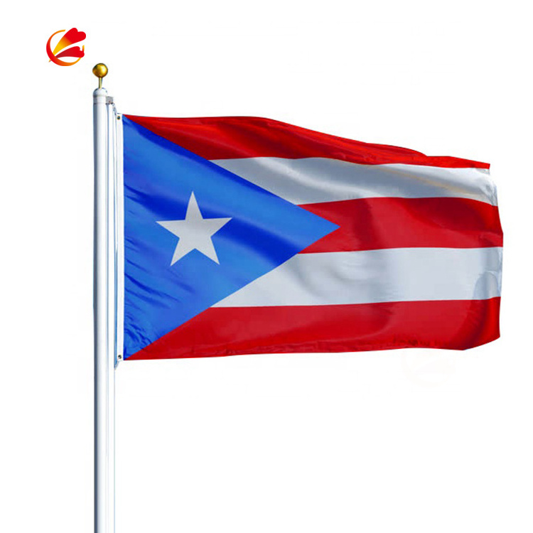 Wholesale Custom 4x6 ft black and white puerto rico puerto rican flags