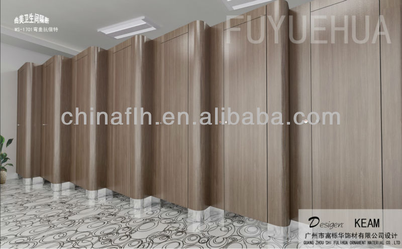 5 Star Hotel Compact Laminate Toilet Hpl Door Design