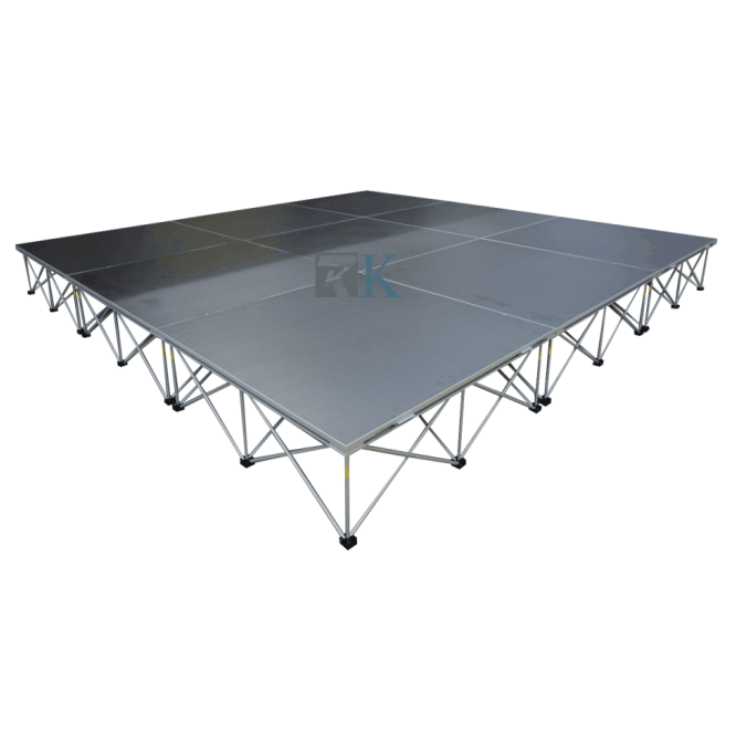 RK PORTABLE STAGE SYSTEM  256 SQ.FT- 16 FT X 16 FT X 16