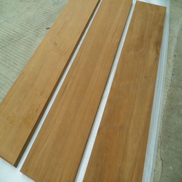 S4S Natural Unfinished Myanmar Real Burma Teak hardwood timber decking