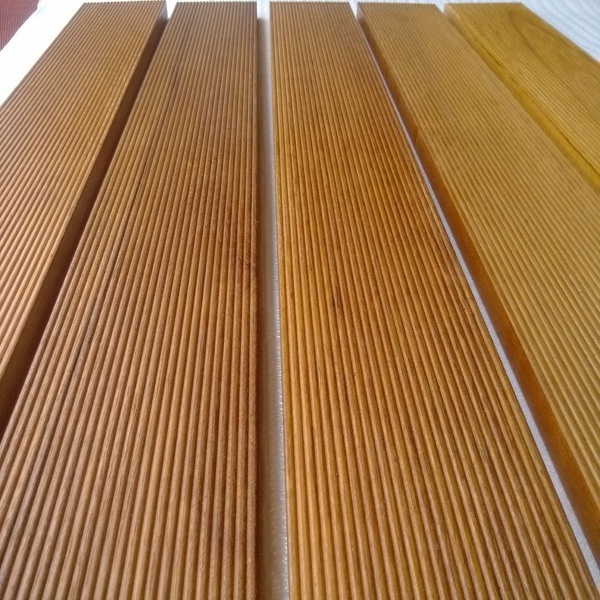 Waterproof wood oiled finished Real Burma Teak hardwood decking