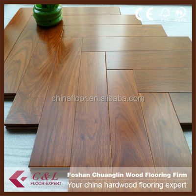 Rosewood color padauk anti scratch wood flooring