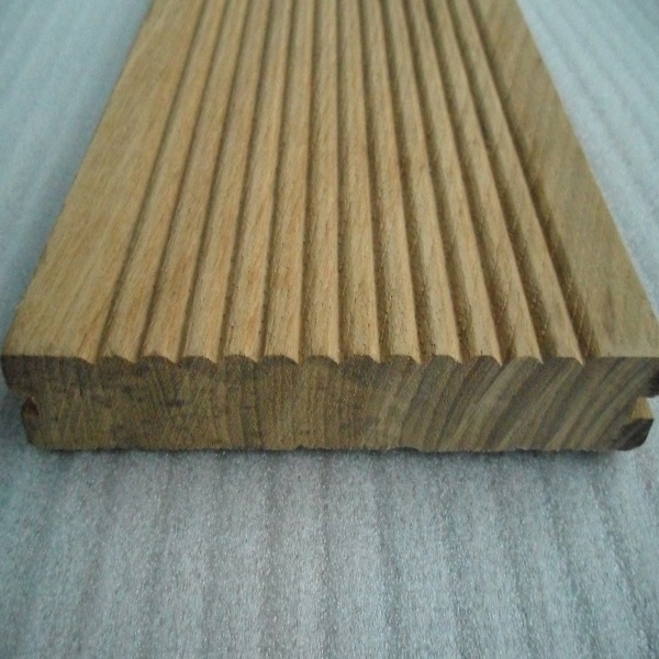 Waterproof wood oiled finished Real Burma Teak hardwood decking