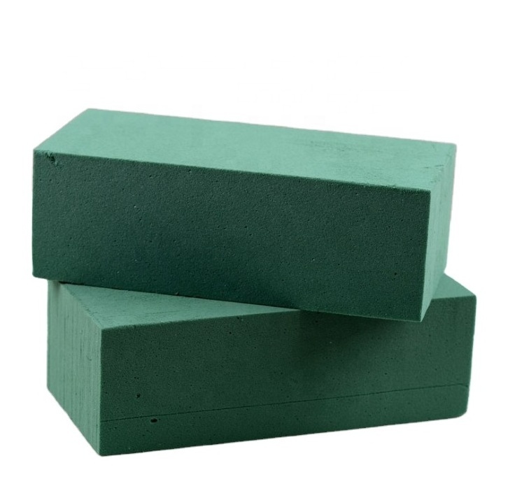 Wet Floral Foam Bricks Green Florist Styrofoam Blocks for Spring Fresh Flower Arrangement and Crafts