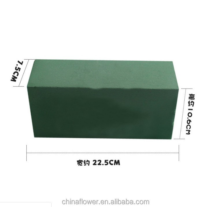 Wet Floral Foam Bricks Green Florist Styrofoam Blocks for Spring Fresh Flower Arrangement and Crafts