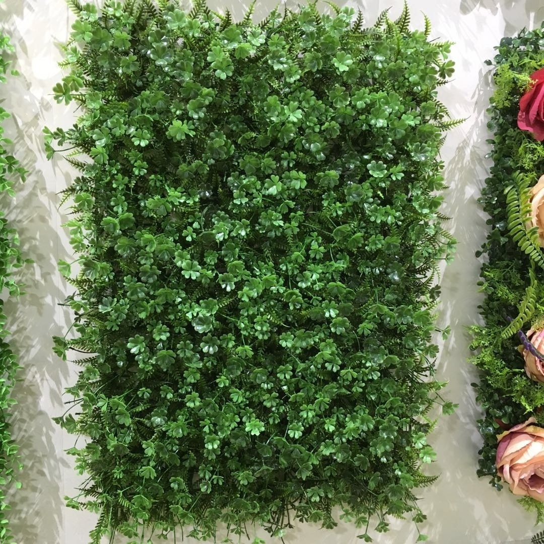 FC1101 Artificial Boxwood Panels Topiary Hedge Artificial Greenery Panels for Greenery Wall