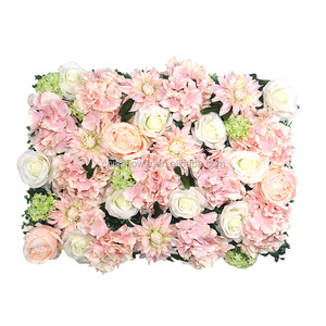 FC1001 High-end artificial silk peony flower wall flower panels for wedding decoration