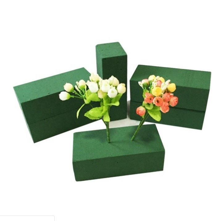 Wet Floral Foam Bricks Green Florist Styrofoam Blocks for Spring Fresh Flower Arrangement and Crafts