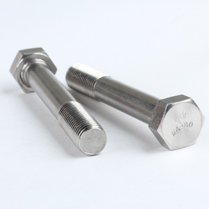 DIN 931 Partially Threaded  Hex Head Stainless Steel Bolts and Nuts, Carbon Steel Gr 8.8/Alloy Steel Gr 12.9 Diameter M4-M36