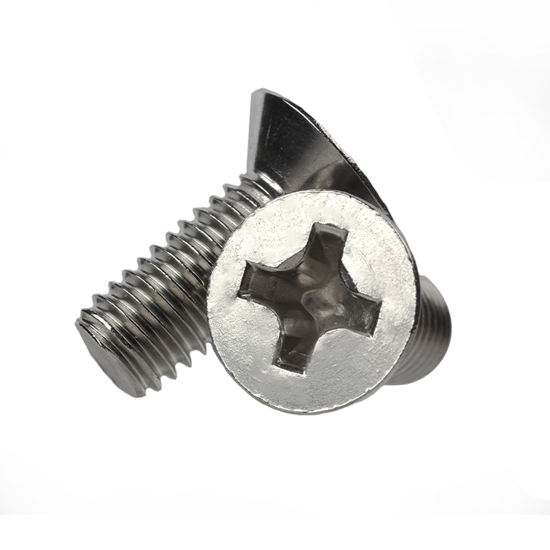 High Quality Stainless Steel DIN 965 Metric Cross recessed countersunk head screws  Flat Head Screws