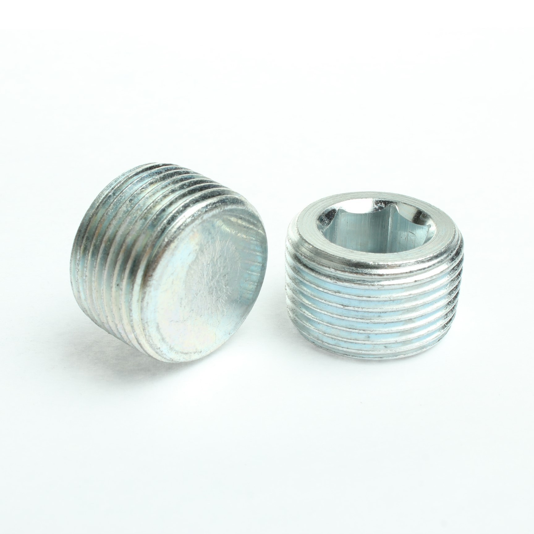 Internal Drive Pipe Plugs - Conical Thread DIN 906 Stainless Steel 304 Plain Finish PT/NPT 1/16-1