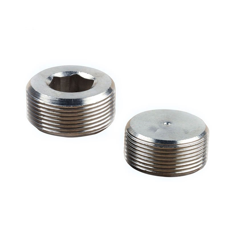 Internal Drive Pipe Plugs - Conical Thread DIN 906 Stainless Steel 304 Plain Finish PT/NPT 1/16-1