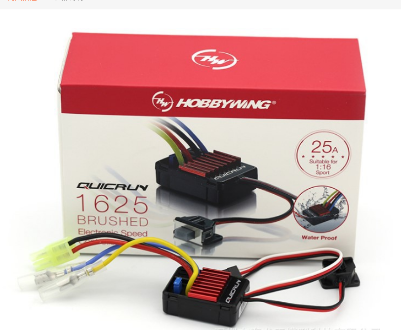 Waterproof ESC HobbyWing QuicRun 1060 60A Brushed Electronic Governor Brushed Speed Controller Switch Mode BEC For 1/10 RC Car