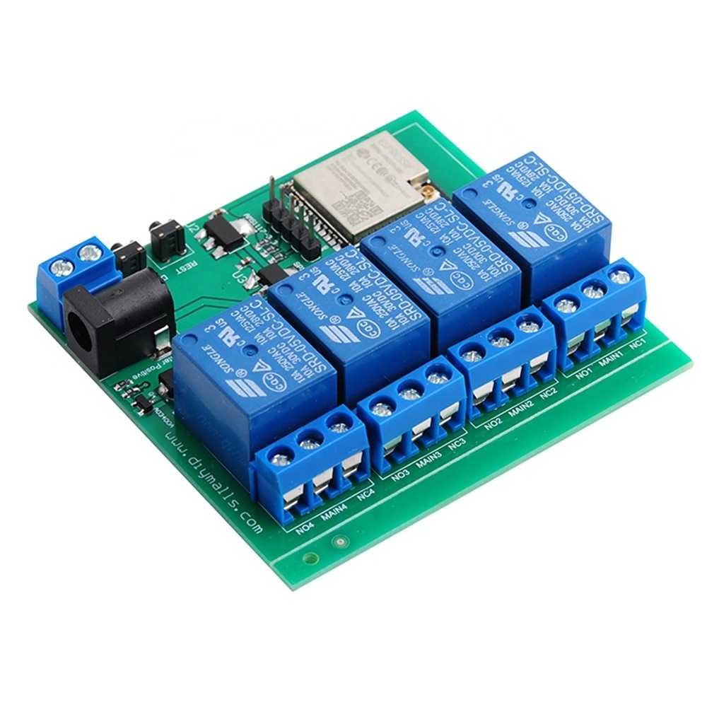 Customize 2/4/8 Channel ESP32 Relay Module micro USB Interface CH340G onboard ESP32-WROOM-32U WiFi Bluetooth-compatible Module