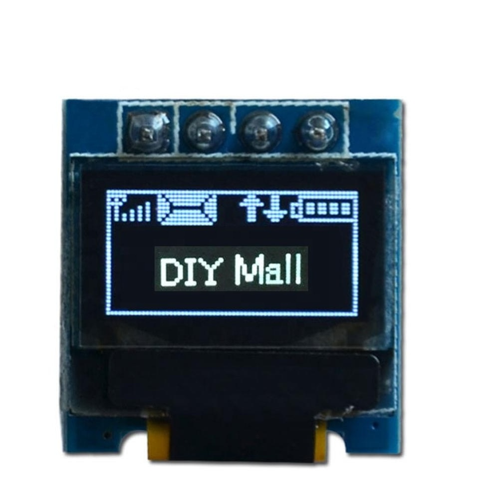 0.49 Inch 64X32 IIC 4 pins SSD1306 0.49 OLED Mini Small OLED Display for Arduino