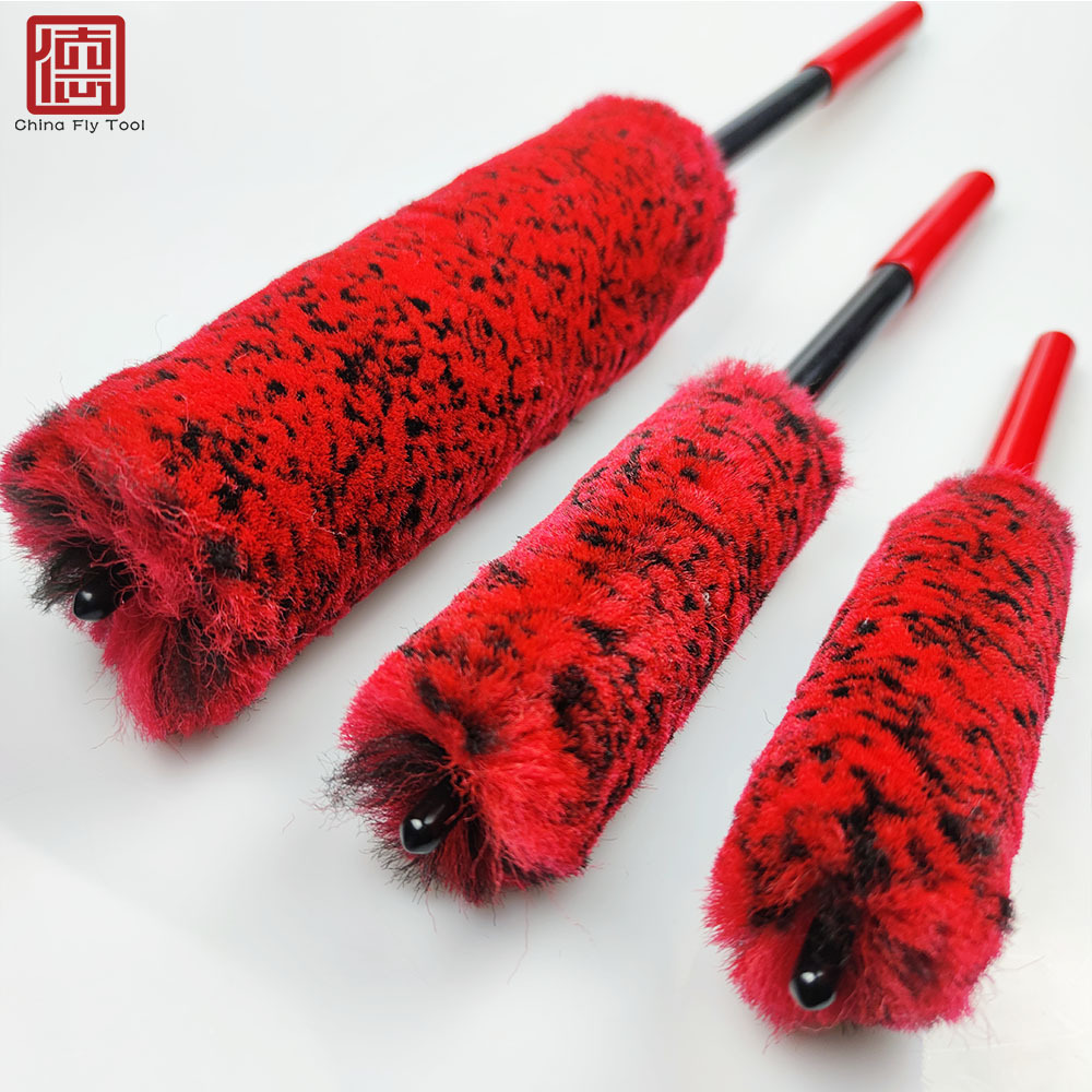 CTCC0041 Top Quality  Premium Adam's 3PCS Detailing brush Set Woolie Wheel Cleaning brush