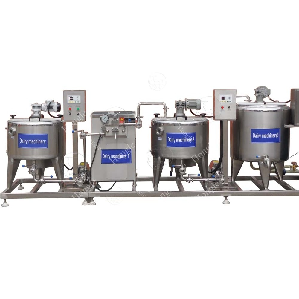 Dairy making machine mini 100 litter milk processing plant long life milk production line machinery