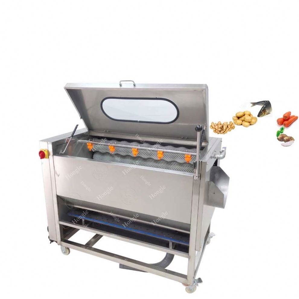 Commercial And Veetables Small Ginger Potato Brush Fruit Washing Machine Grinder With Low Price