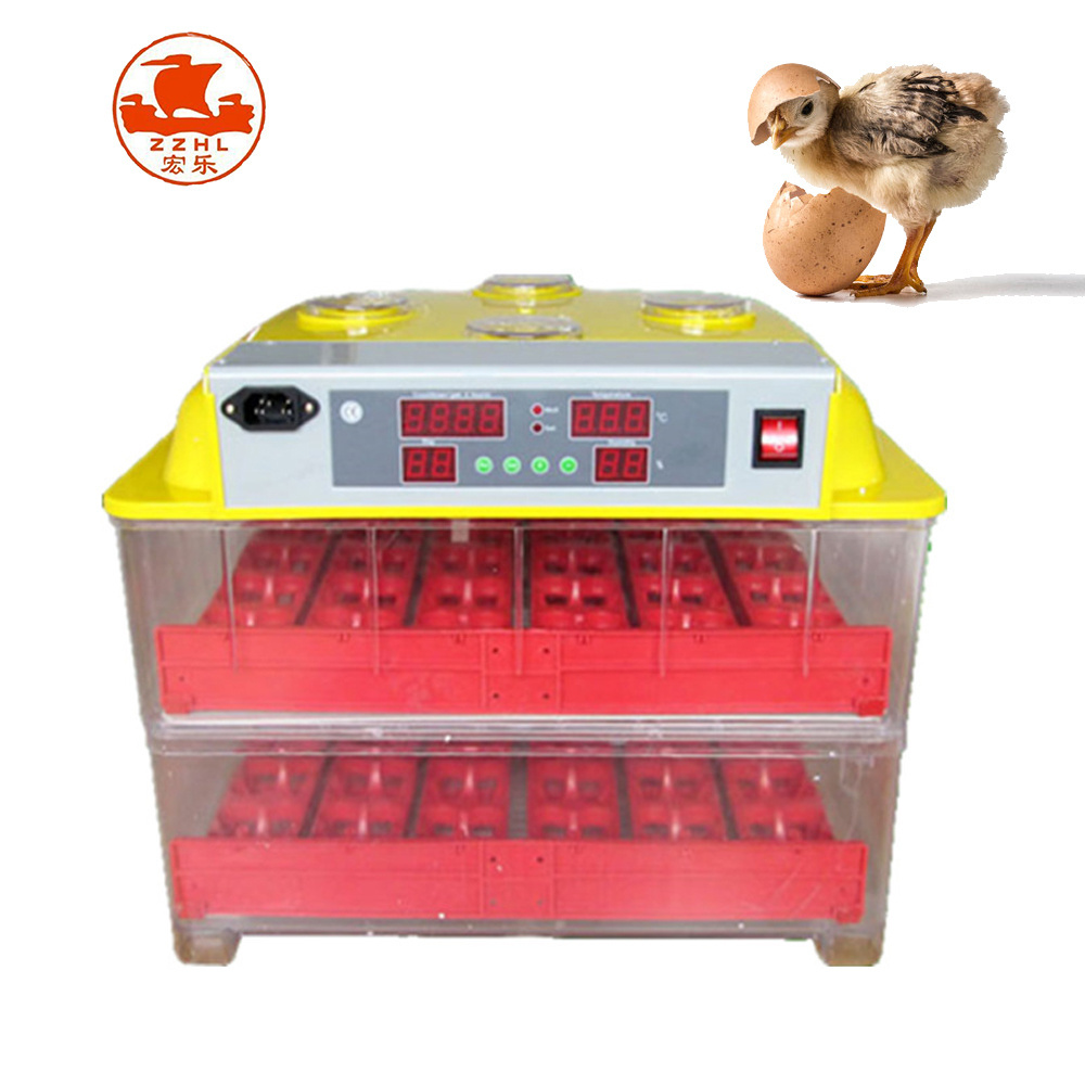 D55 Automatic 500 Chicken Eggs Incubator For Chicken Quail Bird Egg Hatch Solar Energy Egg Incubator