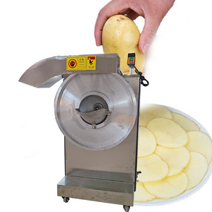 Small Fresh Sweet Potato Chips Making Cutting And Frying Machine Industrial French Fry Potato Chips Cutter