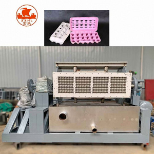 Paper Egg Tray Making Manufacturing Machine Egg Tray Pulp Molding Making Machine Automatic With Hot Press Machine