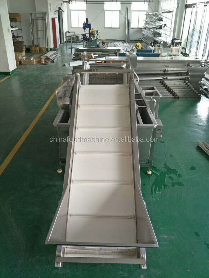 Stainless Steel Apple Pear Mango Vegetable Fruit Cleaning Washing Processing Machine Shrimp Cleaning Machine