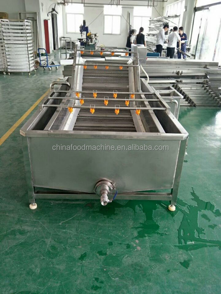 Stainless Steel Apple Pear Mango Vegetable Fruit Cleaning Washing Processing Machine Shrimp Cleaning Machine