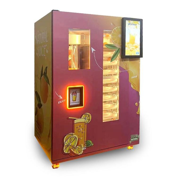 Ice Instant Tea Coffee Ve Juice Box Vending Machine