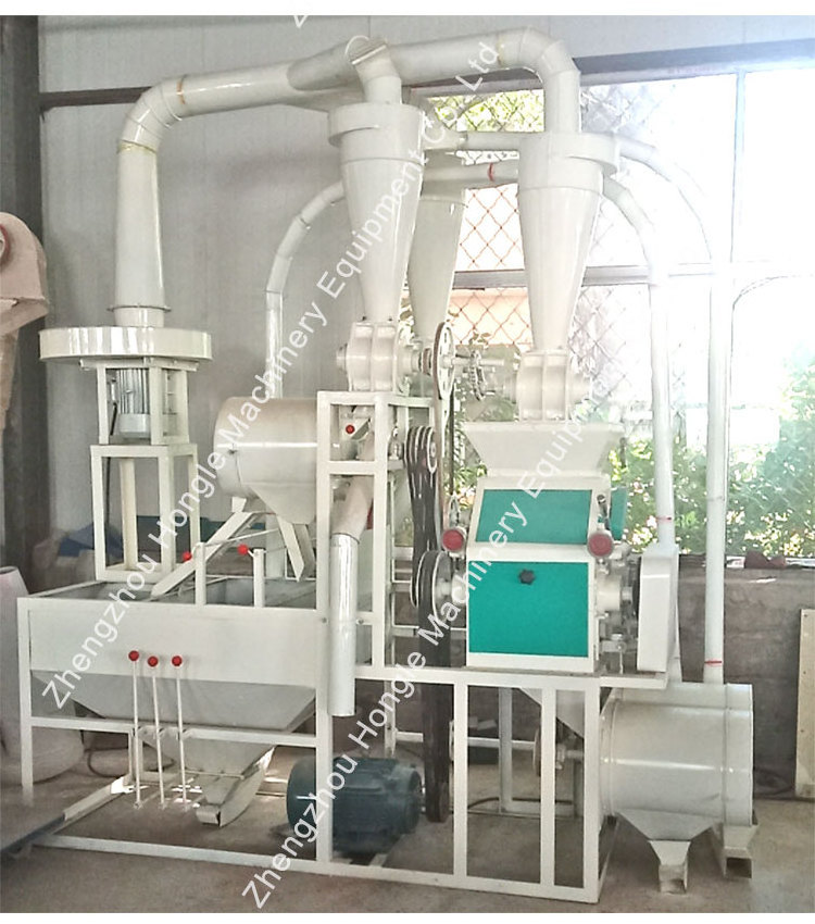 Flour Factory Plant Wheat Maize Corn Flour Cleaning Milling Machine Flour Powder Making Machine