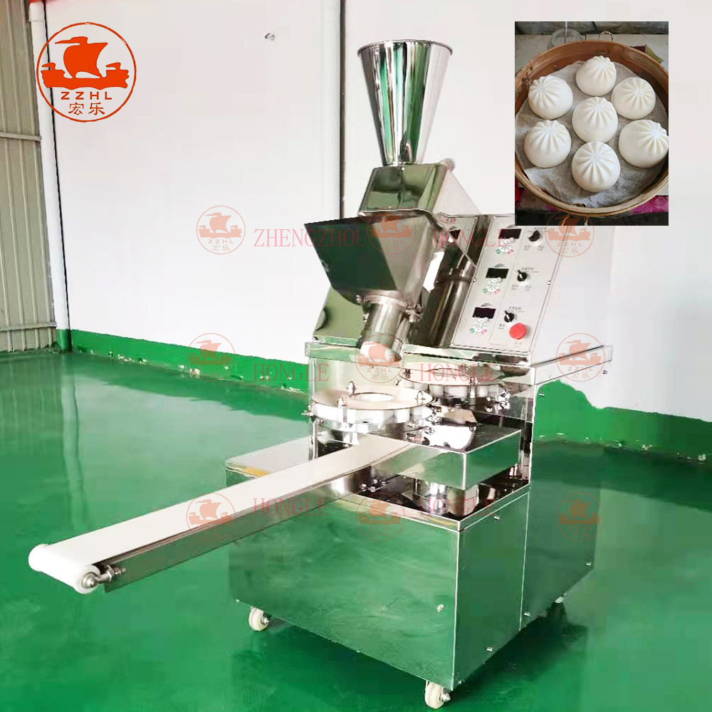 Chinese Baozi Bun Making Machine Automatic Steamed Bread Baozi Pork Bun Machine Steamed Stuffed Bun Maker Machine