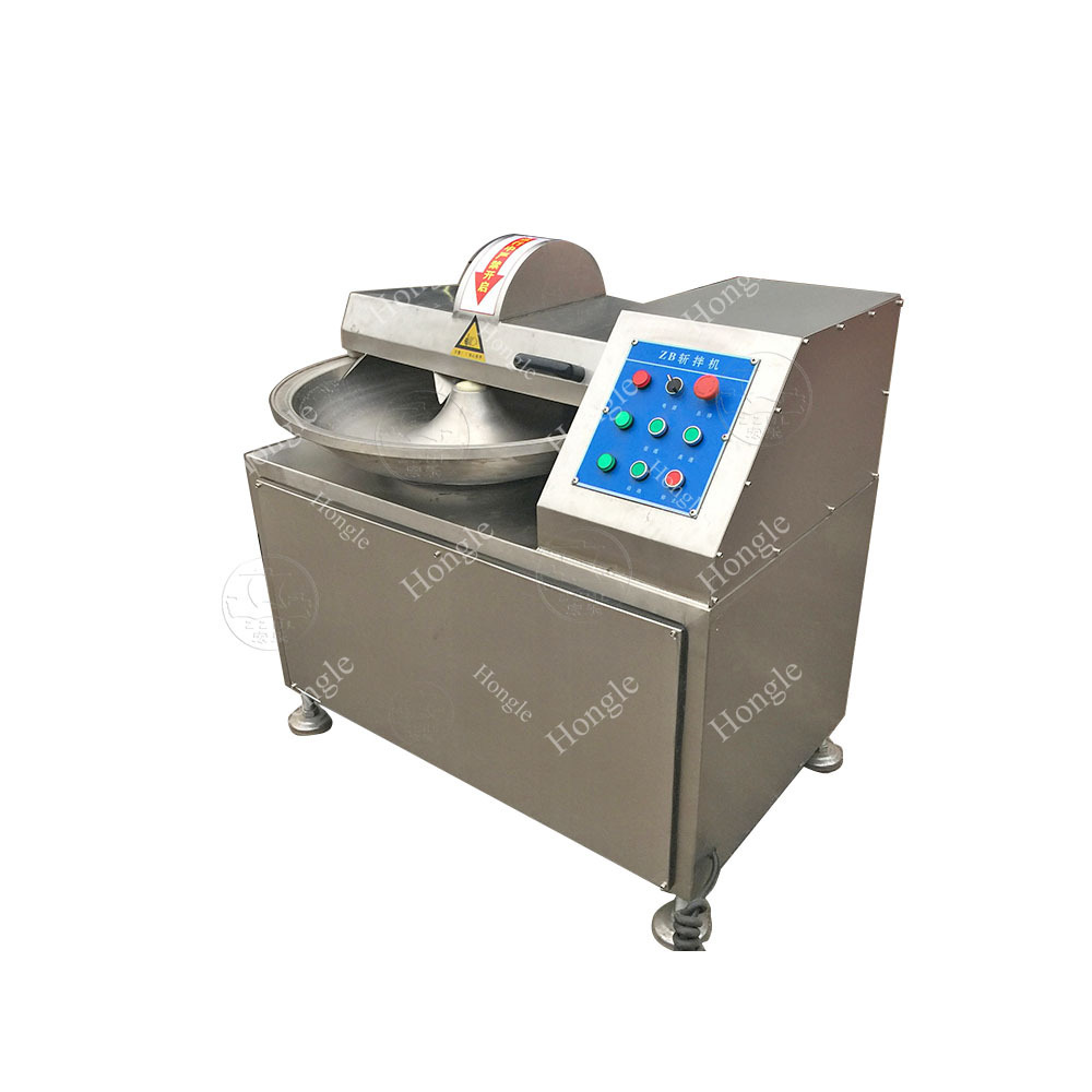 Sausage Bowl Cutter Machinery Commercial Vegetable Chopper Meat Process Vegetable Salad Cutting Machine