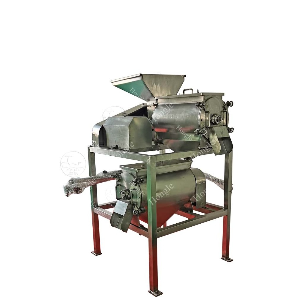 Lemongrass Persimmon Pulp Fruit Mango Juice Pulper Processing Machine Mango Peeling De-stoning Machine