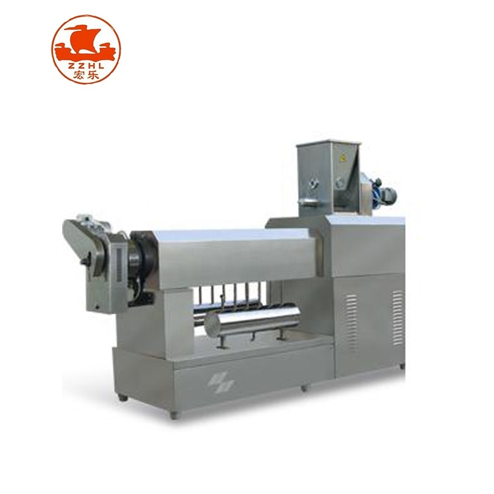 Snack Bar Popping Twin Screw Extruder Prices Corn Chips Snacks Food Making Machine Snack Food Extrusion Machine Price