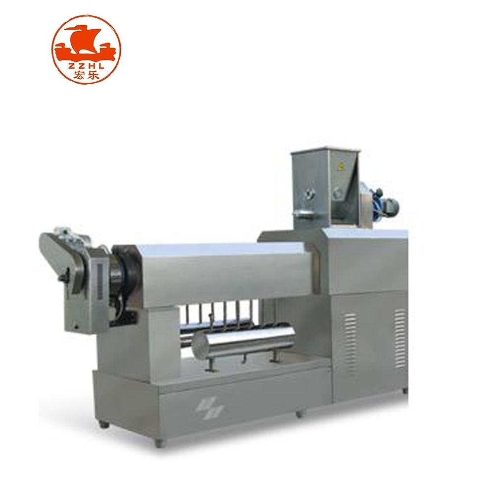 Snack Bar Popping Twin Screw Extruder Prices Corn Chips Snacks Food Making Machine Snack Food Extrusion Machine Price