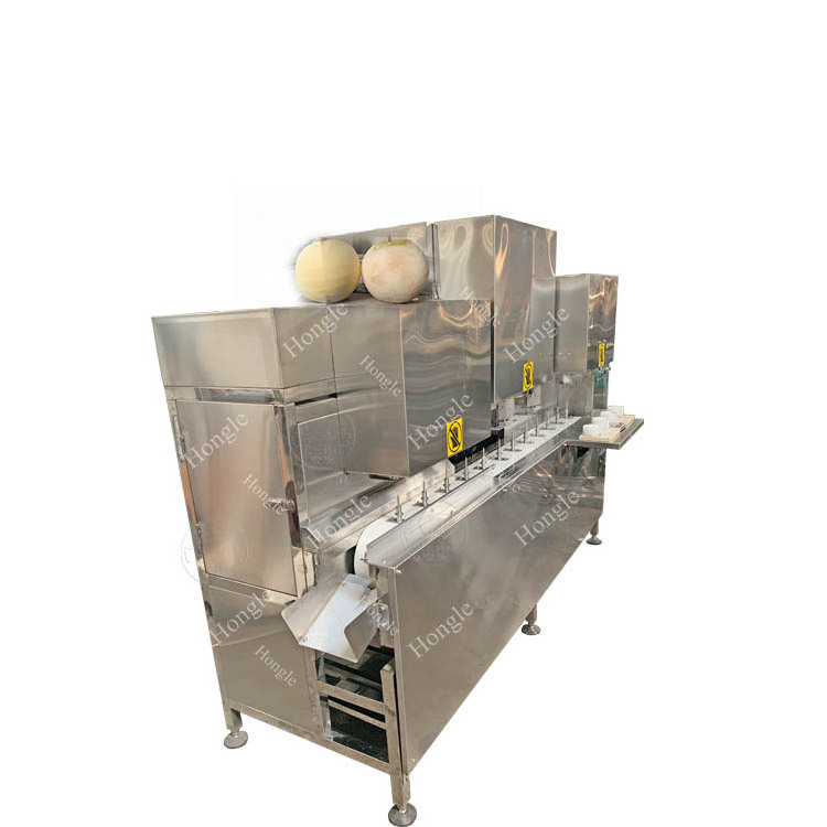 Automatic Green Mango Orange Fruit Peeling Machine Lemon Breadfruit Apple Fruit Avocado Pitting And Peeling Machine