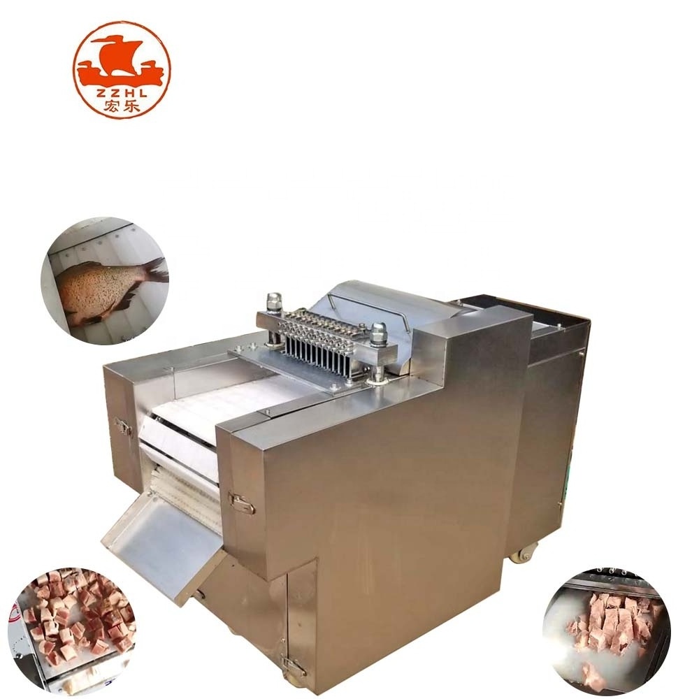 Commercial Automatic Slightly Frozen Meat Chicken Cutting Machine Meat Strip Cutter