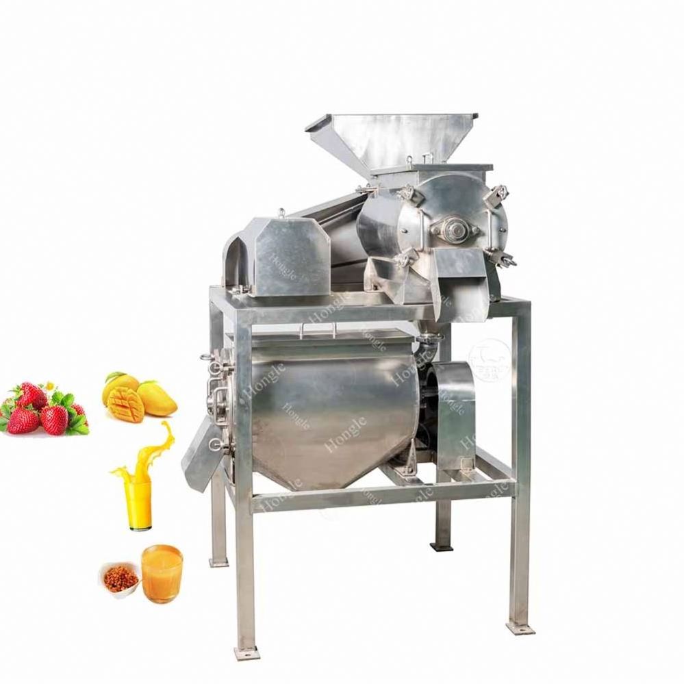 Apricot Tomato Passion Fruit Crusher Mango Destoner And Pulping Pulp Making Machine Fruit Pulper Machine