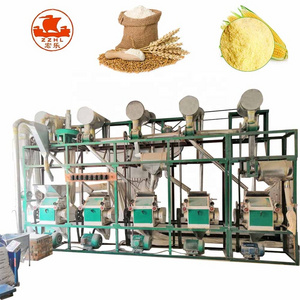 Industrial maize corn flour mill plant corn grits making machine semolina processing machine