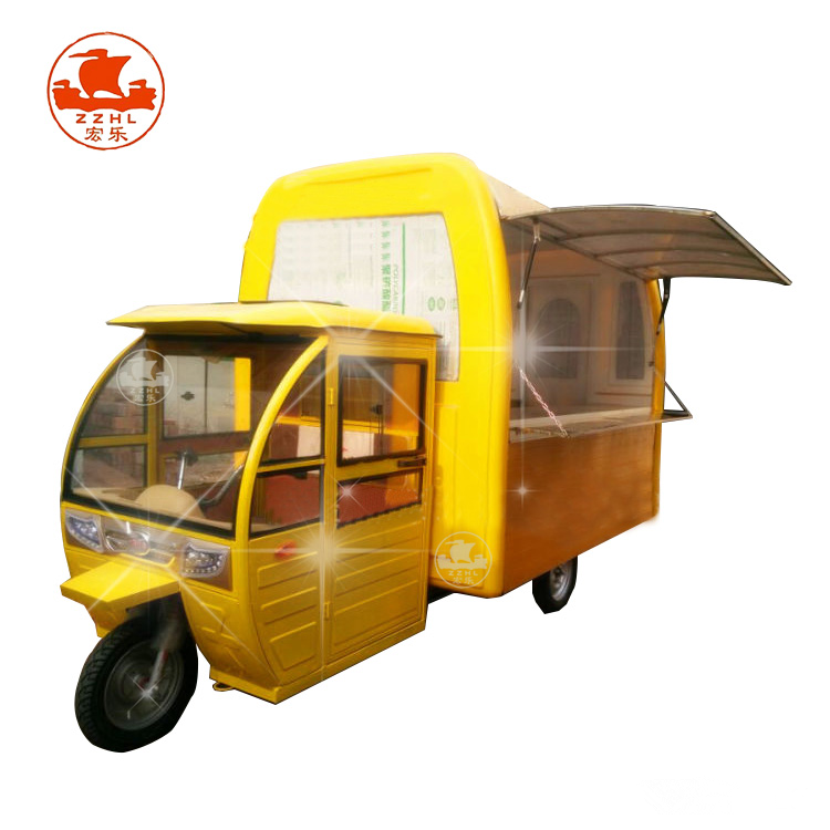 Fast Food Car Trailer Mobile Food Truck For Sale