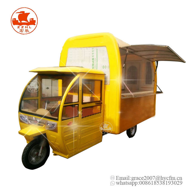 electric alibaba vintage remorque food truck street food