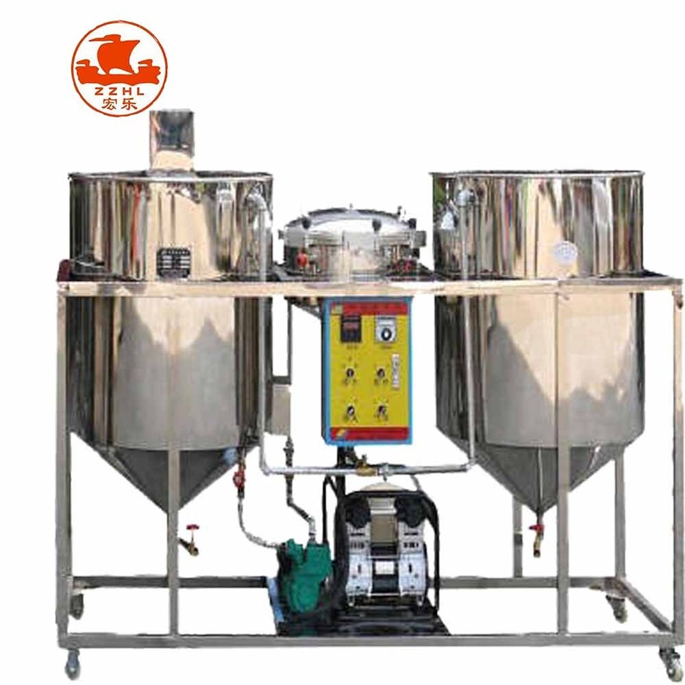 Mini Oil Refinery Vegetable Oil Refinery Equipment Small Scale Palm Oil Refining  hinery For Sale