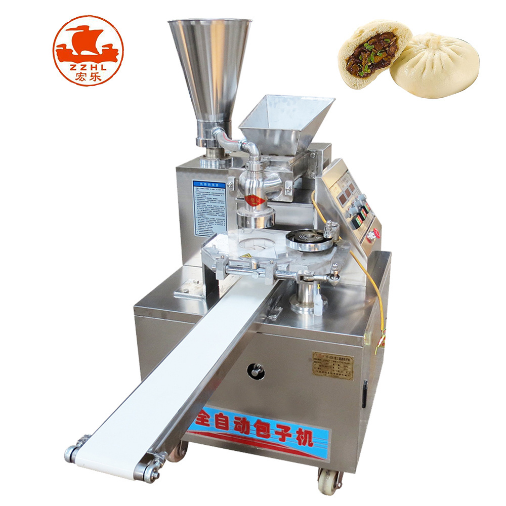 Chinese Baozi Bun Making Machine Automatic Steamed Bread Baozi Pork Bun Machine Steamed Stuffed Bun Maker Machine