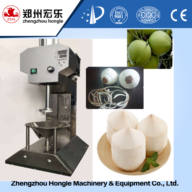 Fresh Coconut Cutting Trimming Peeling Dehusking Machine Price