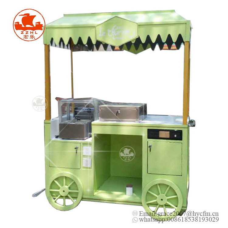 electric alibaba vintage remorque food truck street food