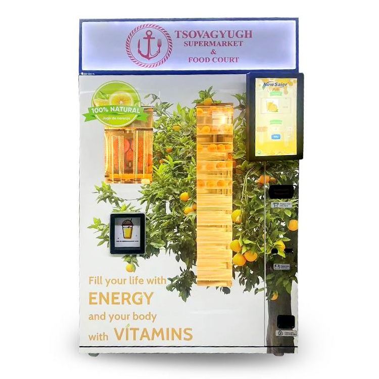 Elevator And Drink Fresh Smoothie Fruit Blender Vending Machine