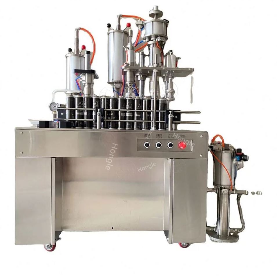 Factory Price Inhaler Bottle For Sale Automatic Aerosol And Crimping Alcohol Spray Filling Machine